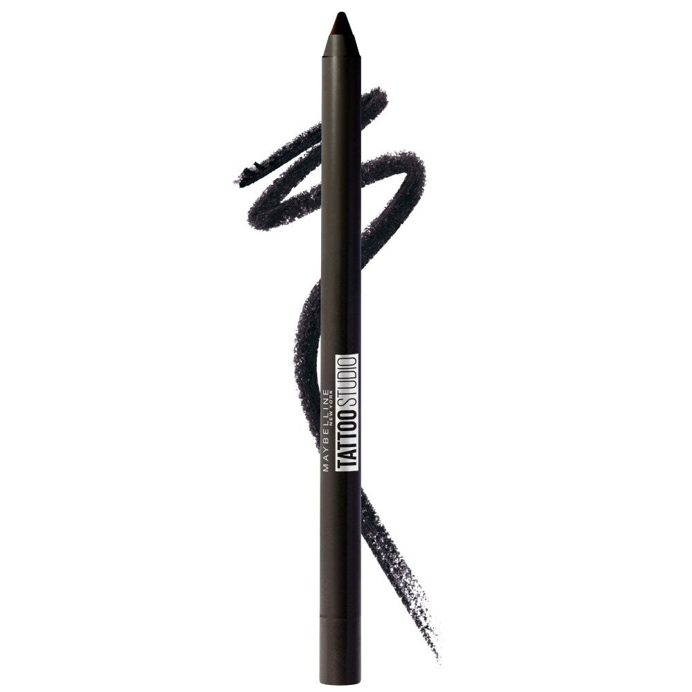 Maybelline TattooStudio Sharpenable Gel Pencil Eyeliner, 900 Deep Onyx, 0.04 oz