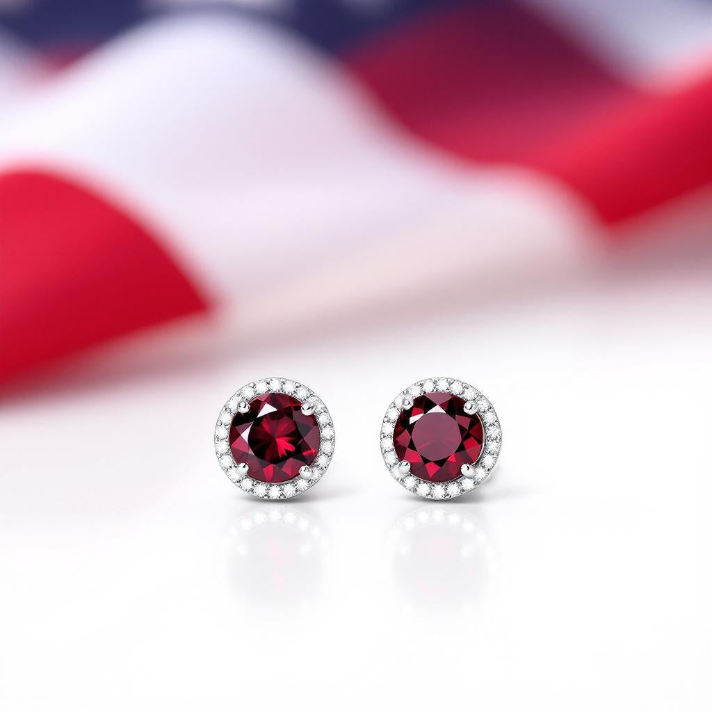 "Soothing Whispers" Portuguese Cut Pierced Cremation  Earrings 5.5mm Sterling silver w/ CZ Halo
