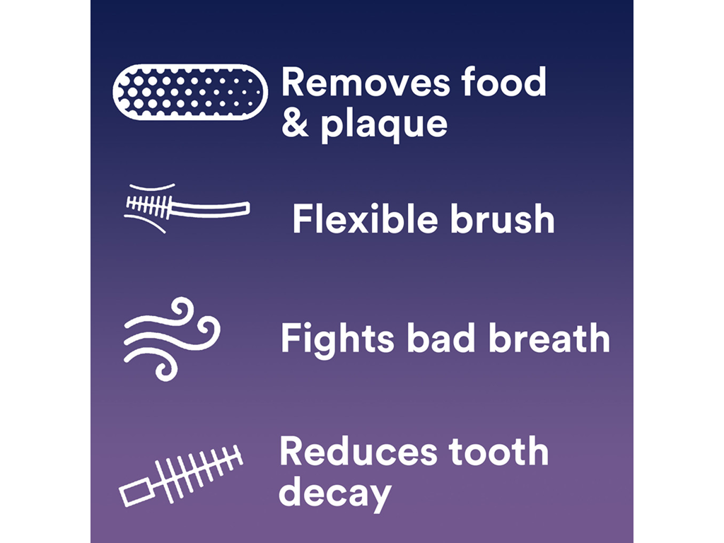 DenTek Easy Brush Advanced Clean Interdental Cleaners – Standard, Mint, 16 Count