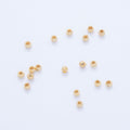 10 PCS 3.3mm Twisted Ribbed Round Bead Set | B735
