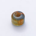 10pcs 12.5mm Blue, Pink, Grey, Yellow, Brown Glitter Acrylic Resin Rondelle Bead | B549 - B851