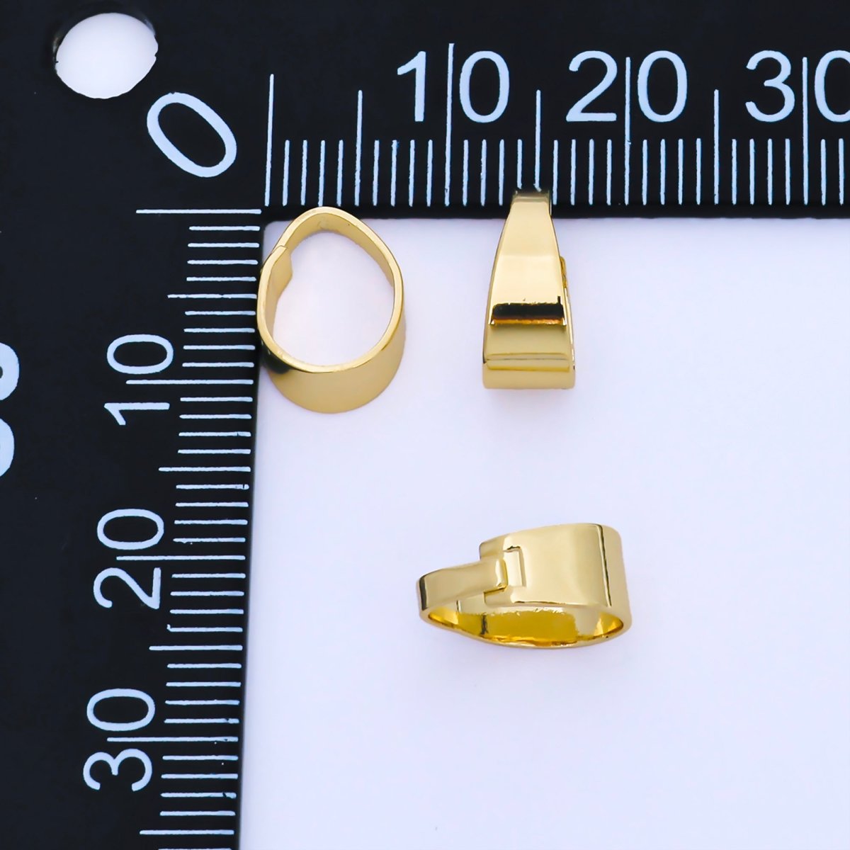 10x Big Bail for Charm Pendant Supply 11.3 x 8.3 mm Finding | Z1502