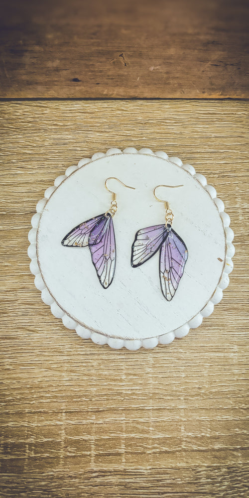 Beautiful Butterfly Wing Earrings