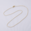 14K Gold Filled 1.2mm Minimalist Cable Chain 16.5 Inch Choker Necklace | WA-04170