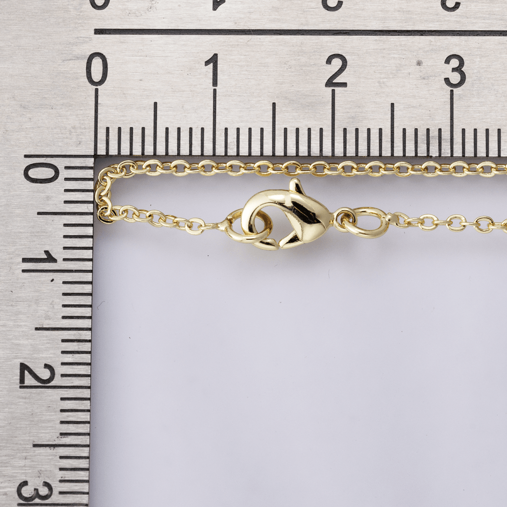 14K Gold Filled 1.2mm Minimalist Cable Chain 16.5 Inch Choker Necklace | WA-04170