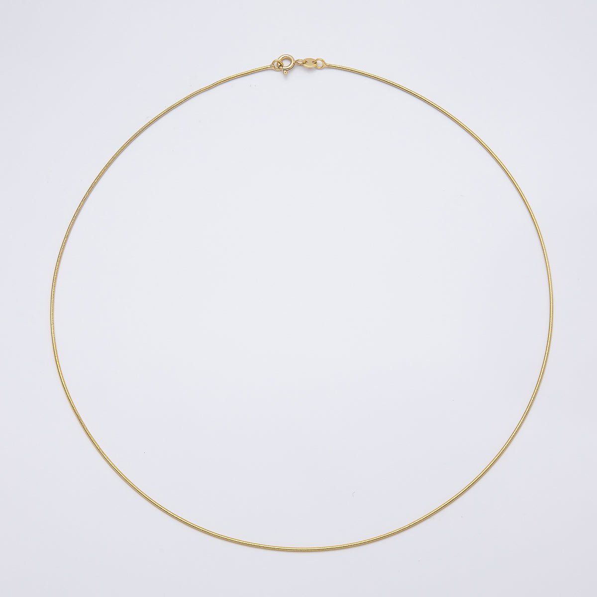 14K Gold Filled 1mm Minimalist Snake Chain 18 Inch, 20 Inch Necklace | WA-04282 WA-04283