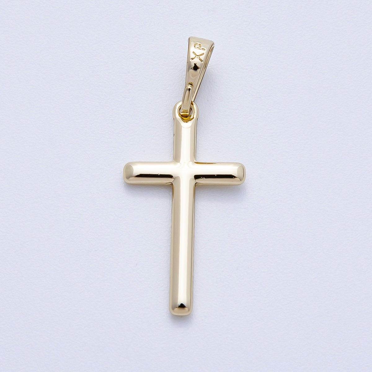 14K Gold Filled 24mm Thin Plain Religious Cross Pendant | Charms-00456