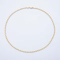 14K Gold Filled 2.5mm Minimalist Scroll Chain 18 Inch Necklace | WA-04195