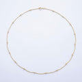 14K Gold Filled 3mm Round Ball Satellite Snake Chain 19 Inch Necklace | WA-04194