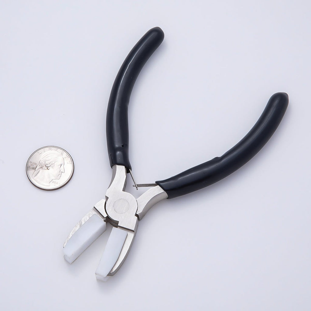 155mm Simple Flat Plier Tool with Ergonomic Handle for Jewelry Making | SP-056