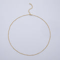 16K Gold Filled 1.2mm Curb Satellite 1.8mm Bead Ball Chain 18 Inch Necklace w. Extender | WA-04261