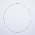16K Gold Filled 1.5mm Minimalist Cable Chain 15.5 Inch, 18 Inch Necklace | WA-04027 WA-04028