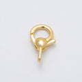 16K Gold Filled 16.5mm Round Lobster Claw Clasps Findings in Gold & Silver | Findings-00148 Findings-00149