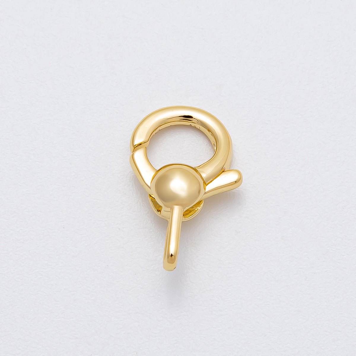 16K Gold Filled 16.5mm Round Lobster Claw Clasps Findings in Gold & Silver | Findings-00148 Findings-00149