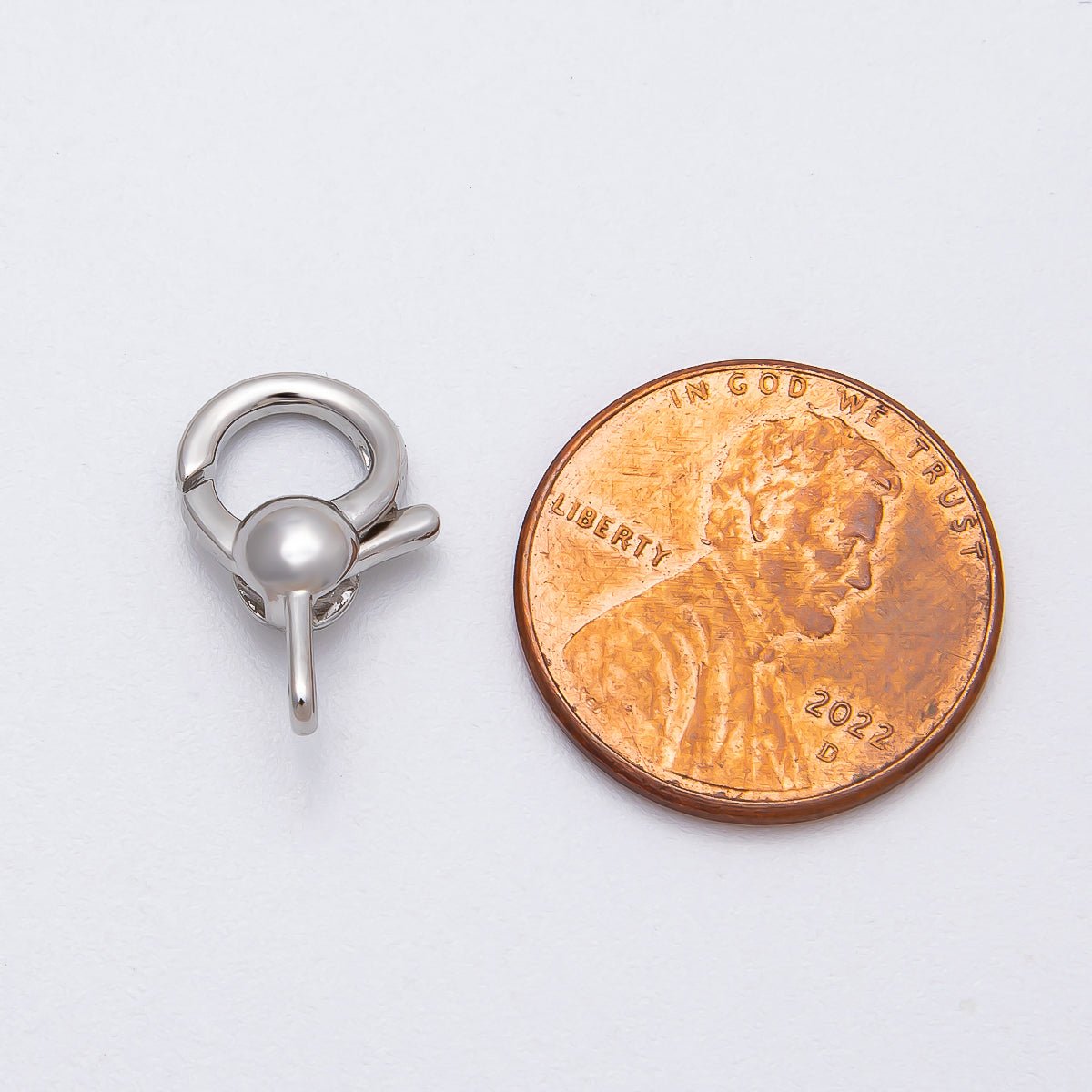 16K Gold Filled 16.5mm Round Lobster Claw Clasps Findings in Gold & Silver | Findings-00148 Findings-00149