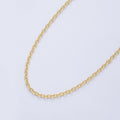 16K Gold Filled 2.7mm x 2.3mm Cable Unfinished Chain by Yard | Roll-01847