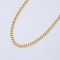 16K Gold Filled 3mm Minimalist Curb Unfinished Chain by Yard | Roll-1843