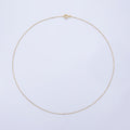 18K Gold Filled 0.5mm Minimalist Box Chain 18.11 Inch Necklace | WA-3991