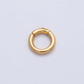 18K Gold Filled 10mmm Minimalist Pull Gate Charm Holder Finding | Findings-00018