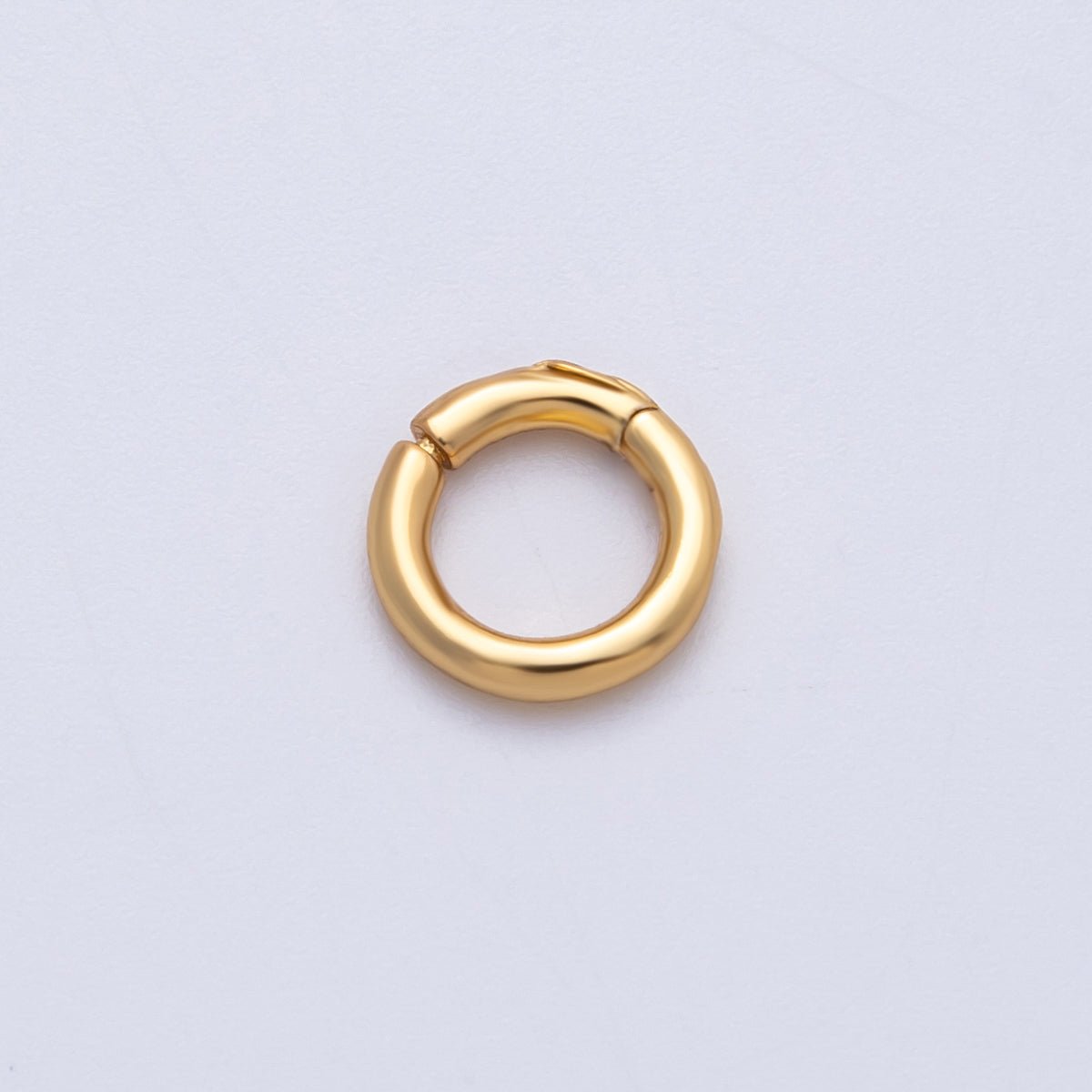 18K Gold Filled 10mmm Minimalist Pull Gate Charm Holder Finding | Findings-00018