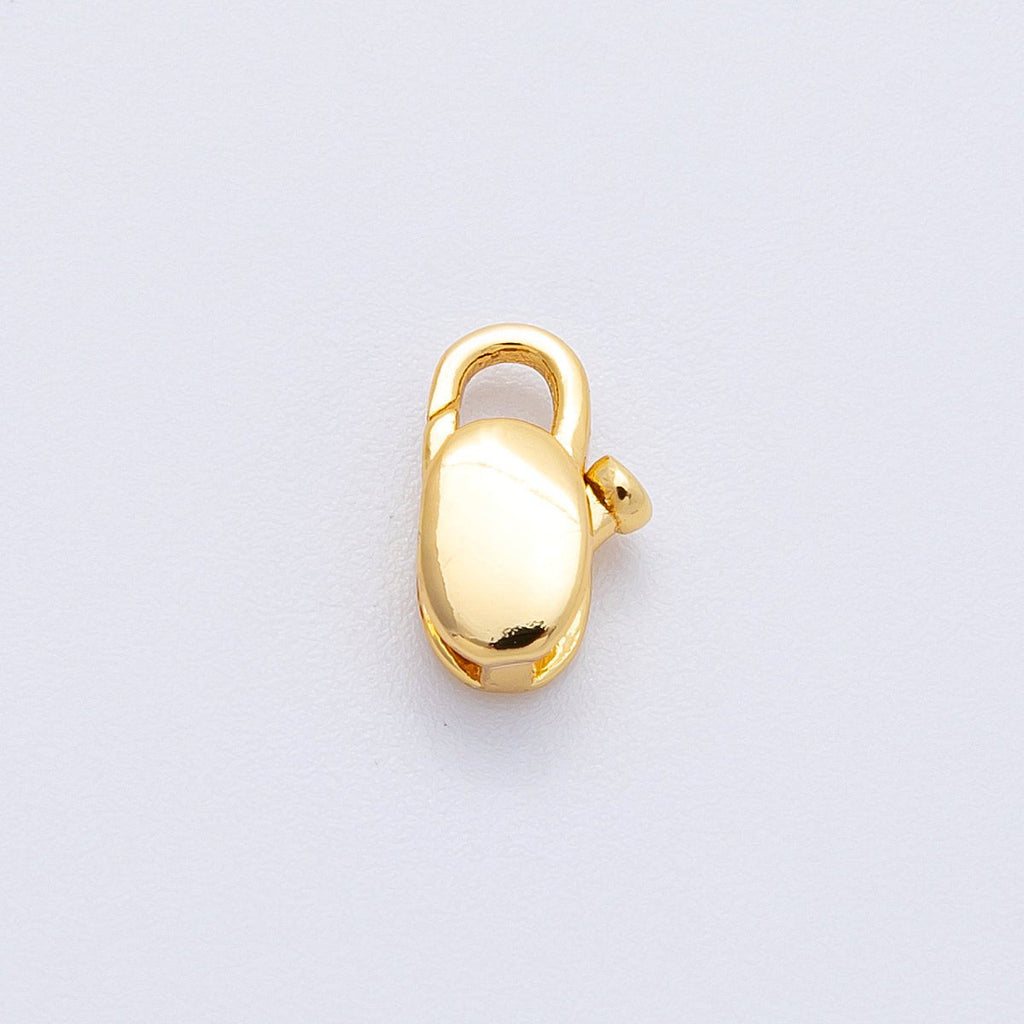 18K Gold Filled 11mm Minimalist Lobster Clasp Closure | Findings-00054