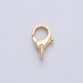 18K Gold Filled 13.3mm Minimalist Lobster Claw Clasps Finding | Findings-00012