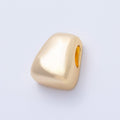 18K Gold Filled 17mm Irregular Geometric Spacer Bead | BEADS-00276