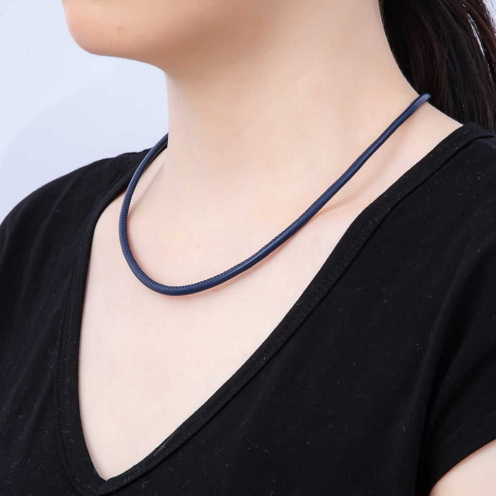 18K Gold Filled 4mm Black, Brown, Red, Blue Fall Faux Leather Cord 19 Inch Necklace | WA-3853 ~ WA-3856