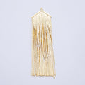18K Gold Filled 85mm Geometric Snake Chain Tassel Finding Fringe Jewelry | Z1643