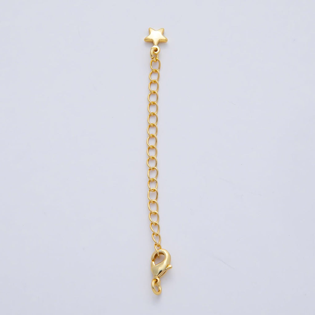 18K Gold Filled Minimalist Lobster Clasps Extender Charm Set Findings | Z1482 - Z1593