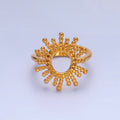 18K Gold Filled Open Celestial Bubble Ring | Rings-00273