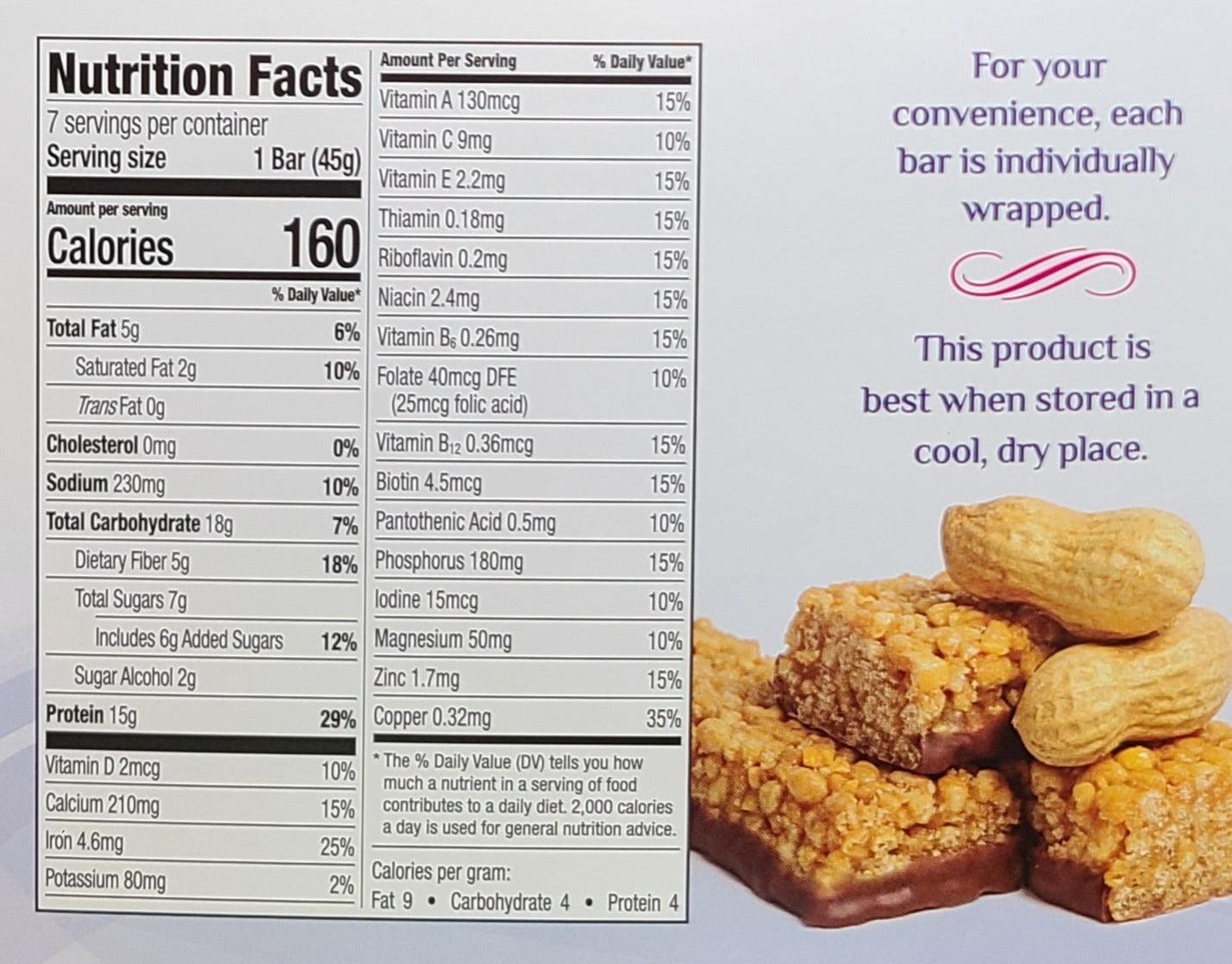 Peanut Crisp Bars