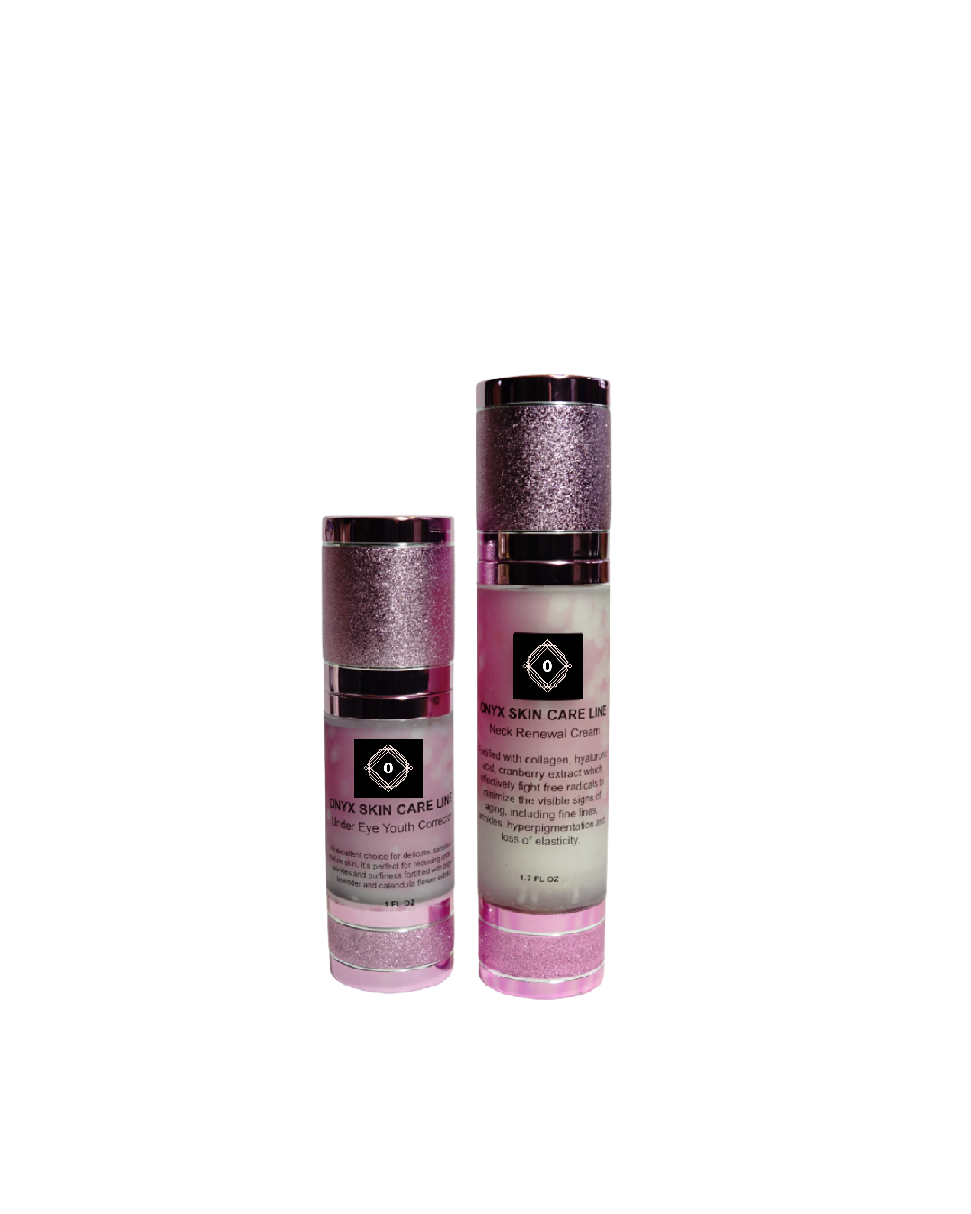 Organic Under Eye Youth Corrector and Neck Renewal Cream Duo - For Women
