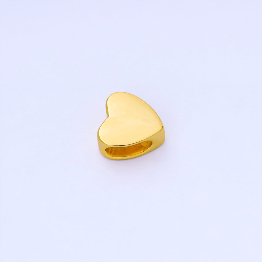 24K Gold Filled 12mm Minimalist Star Bead Cord Spacer in Gold & Silver | B851