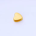 24K Gold Filled 12mm Minimalist Star Bead Cord Spacer in Gold & Silver | B851