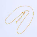 24K Gold Filled 1.3mm Tube Beads Satellite Chain 18 Inch Necklace | WA-01601 WA-01627