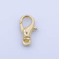 24K Gold Filled 15.6mm Lobster Clasp Charm Finding | Z1352