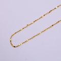 24K Gold Filled 1.5mm Mariner Scroll Link Minimalist 24 Inch Layering Necklace | WA-2322 Clearance Pricing
