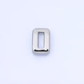 24K Gold Filled 20mm Minimalist Sport Number 0-9 Numerology Bead in Silver & Gold | AC1669-1678
