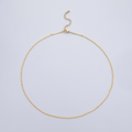 24K Gold Filled 2mm Bead Chain 14.5 Inches Necklace w. Extender | WA-4000