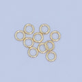 24K Gold Filled 3mm x 0.5mm ( 26 gauge ) Minimalist Jump Ring Finding Set in Gold & Silver | SP-1614