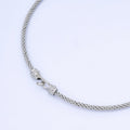 24K Gold Filled 4mm Twisted Rope Mixed Metal Necklace | WA-3898