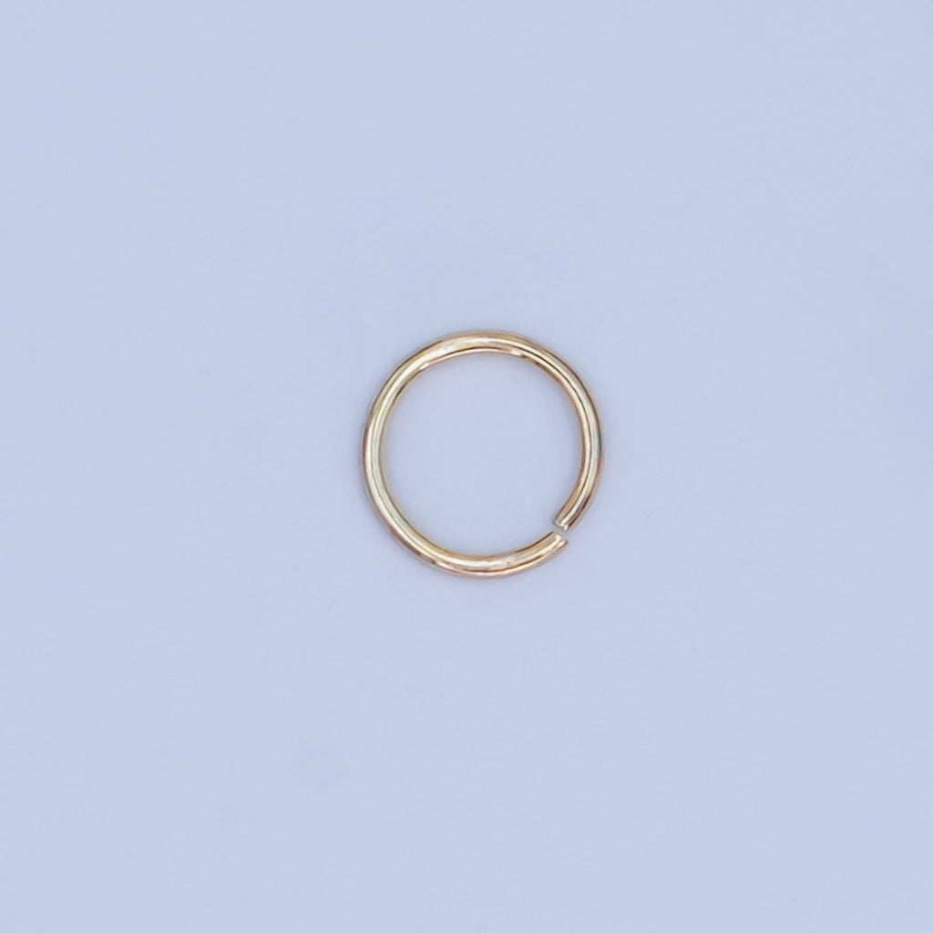 24K Gold Filled 4mm x 0.4mm ( 26 gauge )Minimalist Jump Ring Finding Set in Gold & Silver | SP-1616