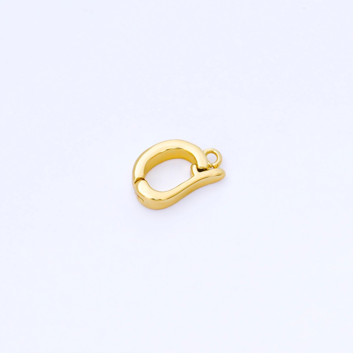 24K Gold Filled 13.5mm Minimalist Bail Enhancer Charm Holder Finding in Gold & Silver | Z1491