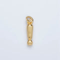24K Gold Filled 13mm "!" Exclamation Mark Minimalist Mini Charm | AC161