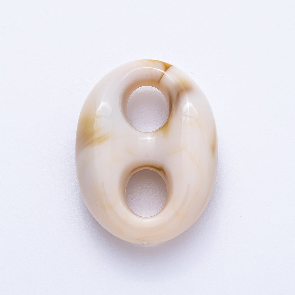 30.5mm Acrylic Resin Anchor Mariner Link Jewelry Findings | Findings-00066 ~ Findings-00071