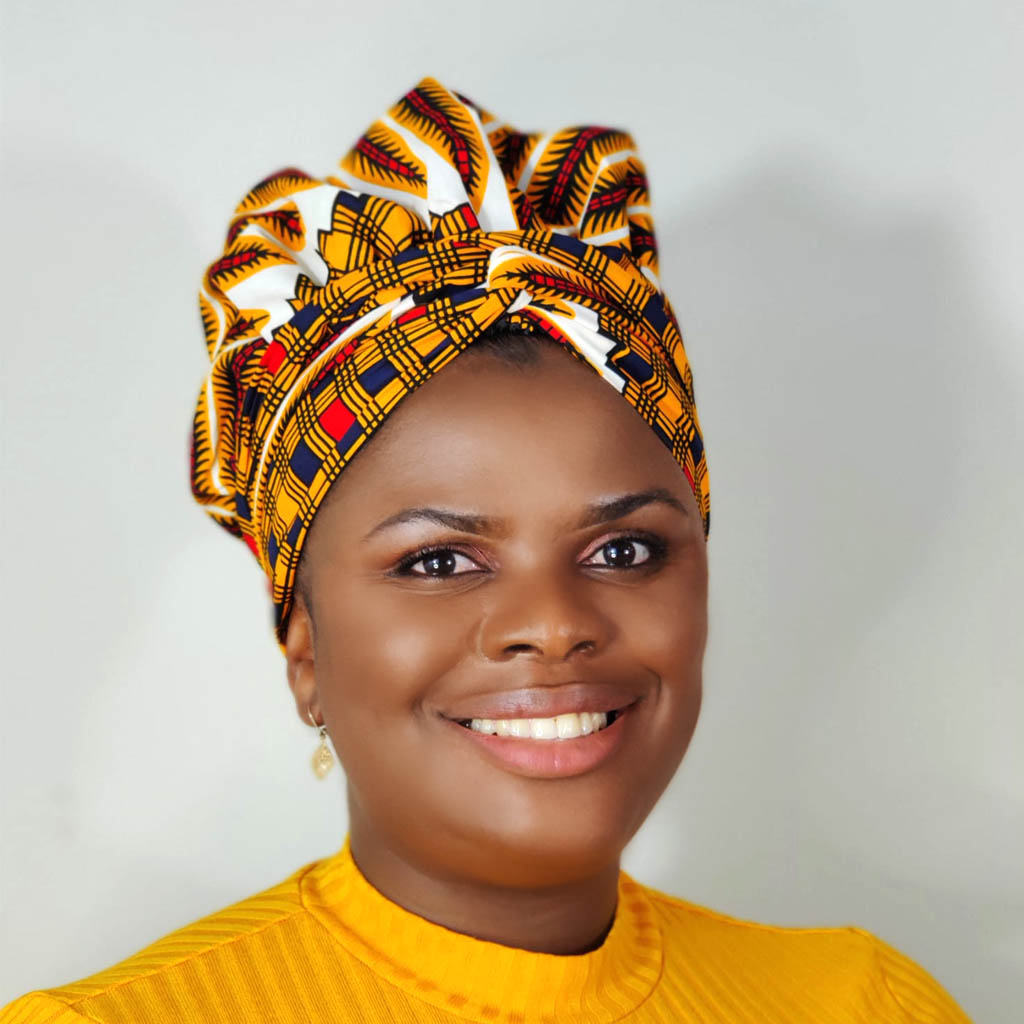 Duma Mbili African Print Bonnet wrap