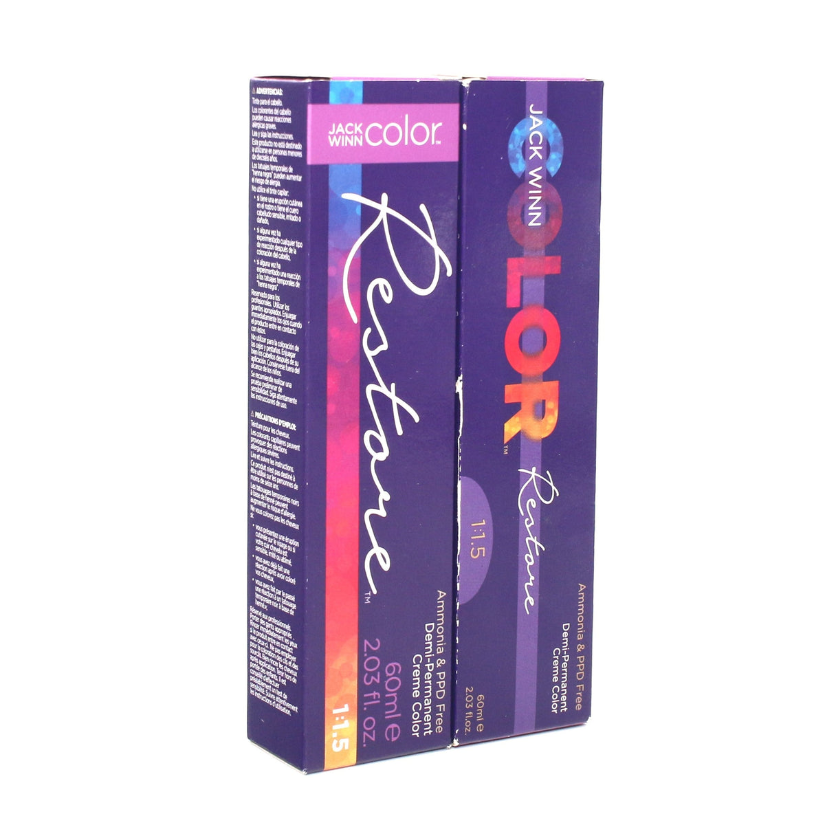 Jack Winn Restore Demi Color 10.2 (10V) Violet – 2.03 oz