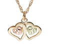 Dual Hearts - Black Hills Gold Pendant