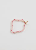 Natural Rose Quartz + 14k Gold Filled Toggle || Gemstone Bracelet